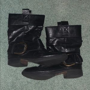 Madden girl black ankle boots